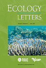 couverture Ecology Letters